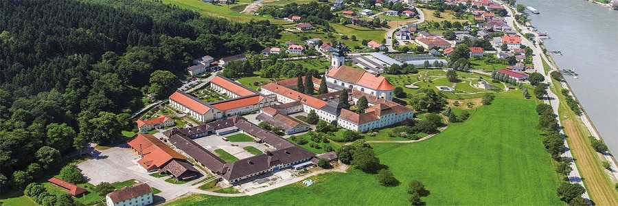 Monastério de uma das cervejas trapistas: a Stift Engelszell.