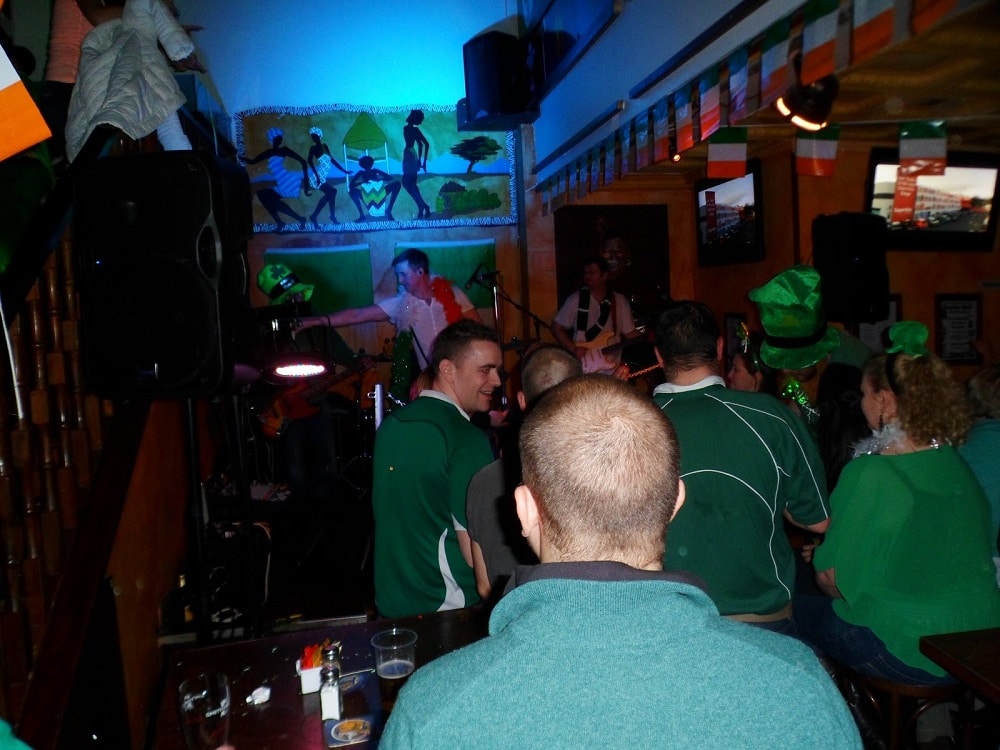 Pub no St. Patrick Day.