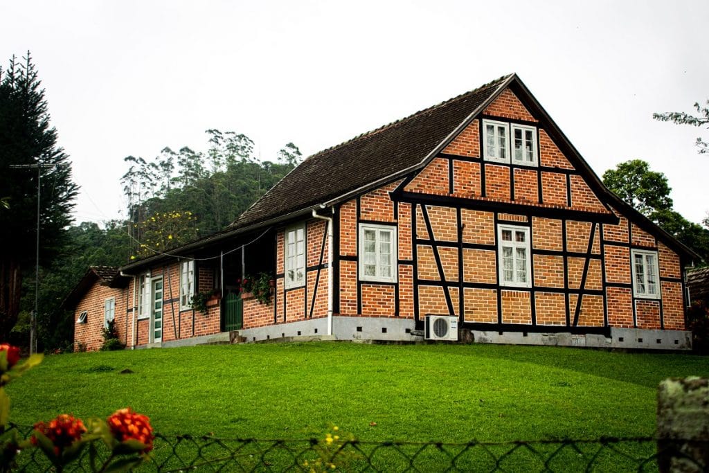 Casa em examel típica de Pomerode.