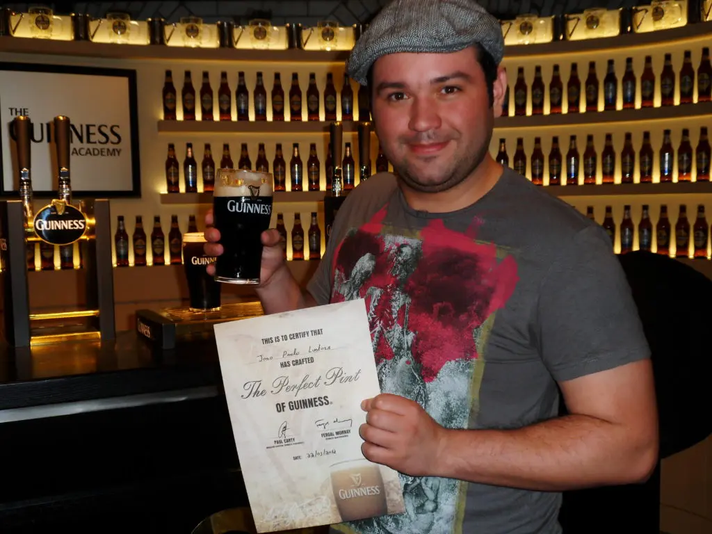 Guinness Academy, na Guinness Storehouse em Dublin.