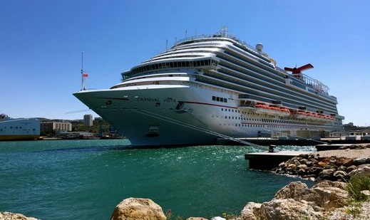 O navio de cruzeiro Carnival Vista.