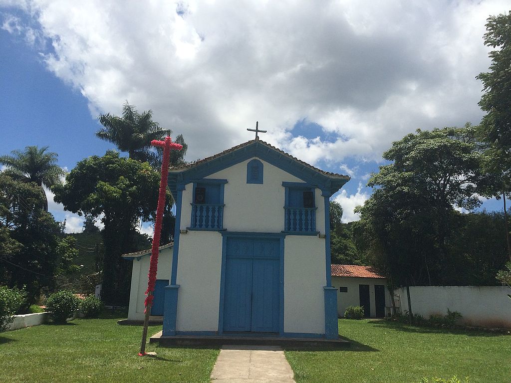 Igreja de São Sebastião em Macacos. Lugares românticos próximos a Belo Horizonte.