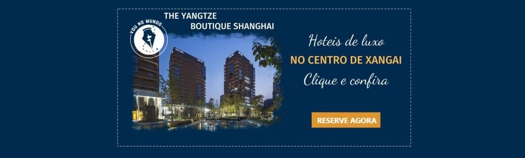 Hotel Yangtze em Xangai, China.
