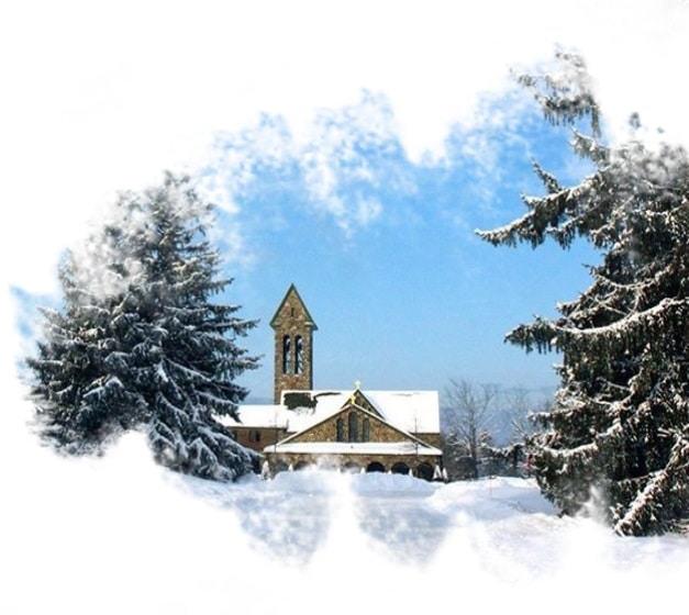 Abadia de St. Joseph em Spencer, Estados Unidos. Abadia de St. Joseph em Spencer, Estados Unidos.