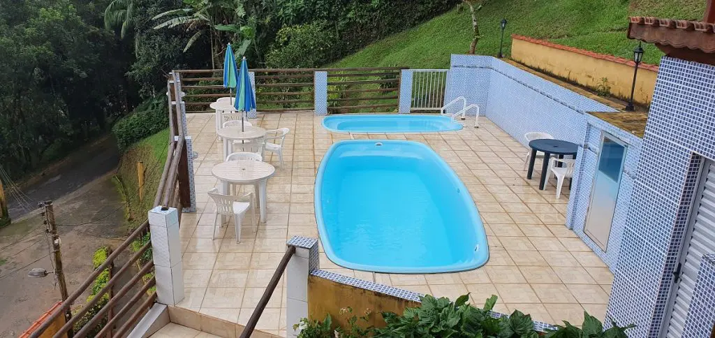 Piscina da Pousada Sol Nascente.
