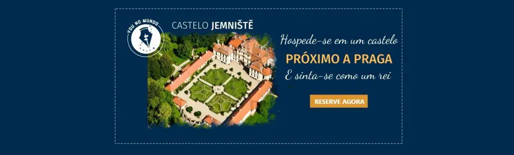 Castelo Jemniště é uma hospedagem próxima a Praga, na República Tcheca.