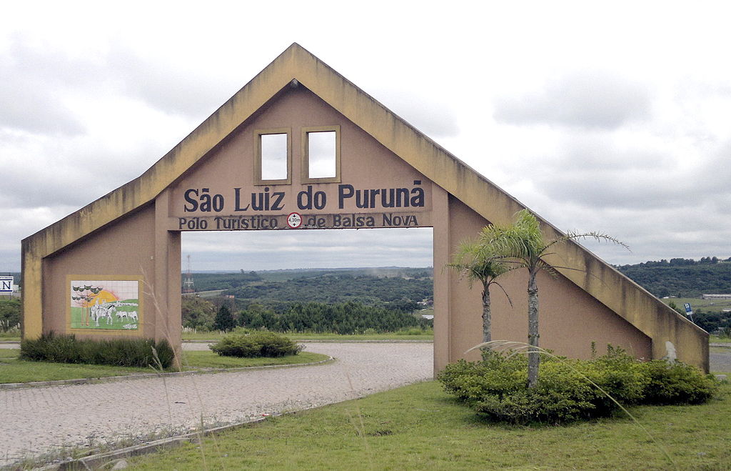 Pórtico de entrada de São Luiz do Purunã.